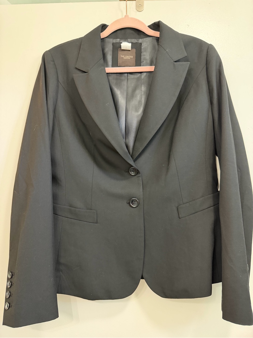 The Limited Black Women's Two-Button Blazer